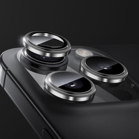 Захисне скло Benks King Kong Series Corning Single Metal Lens для iPhone 16 Pro Max - сріблясте