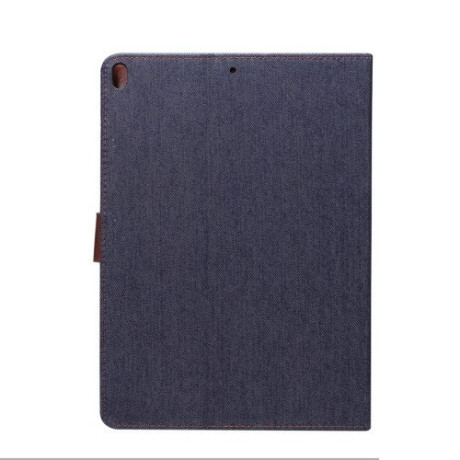 Чехол Denim Cloth Texture Card Slots Sleep темно-синий для iPad  Air 2019/Pro 10.5