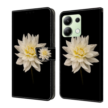 Чохол-книжка Crystal 3D Shockproof Protective Leather для Xiaomi Redmi Note 13 4G - Flower