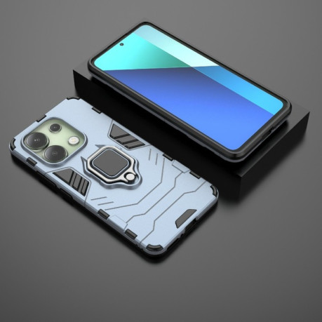 Протиударний чохол HMC 360 Degree Rotating Holder на Xiaomi Redmi Note 13 4G - синій