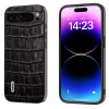 Протиударний чохол ABEEL Crocodile Texture Genuine Leather для Google Pixel 9 Pro - чорний