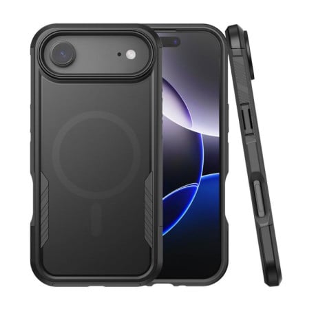 Противоударный чехол Kalebol 2 in 1 Matte с MagSafe на iPhone Air - черный