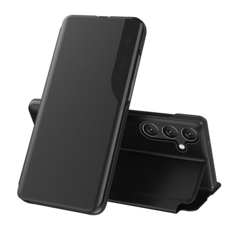 Чехол-книжка Clear View Standing Cover на Samsung Galaxy S24 5G - черный