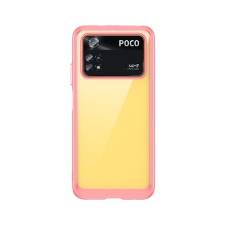 Чохол протиударний Colorful Acrylic Series для Xiaomi Poco M4 Pro 4G - червоний