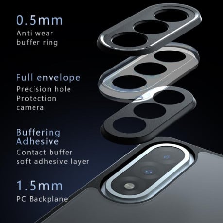 Чохол Armor Precise Hole гыбрид на OnePlus Ace 5 Ultra / Nord 5 - чорний
