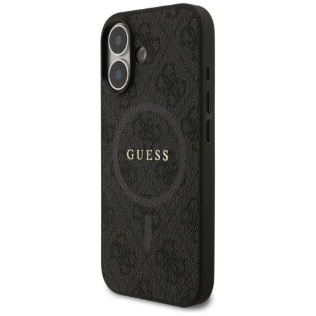 Оригінальний чохол Guess 4G Ring Classic Logo з MagSafe на iPhone 17 - black