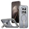 Чохол Honeycomb Cooling з сотами на охолодження, MagSafe та тримачем для Poco M8 Pro/Redmi Note 15 Pro+ — титановий