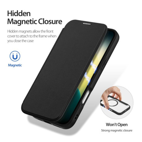 Чехол-книжка DUX DUCIS Skin X Pro Series Magsafe на iPhone Air - черный