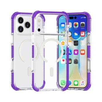 Протиударний чохол Acrylic Magsafe для iPhone 17 Pro Max - фіолетовий