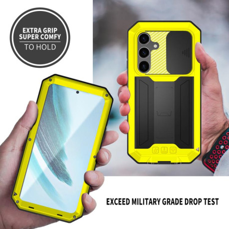 Протиударний чохол R-JUST Sliding  для Samsung Galaxy S25+ 5G - жовтий