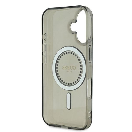 Оригінальний чохол Guess IML Rhinestones MagSafe для iPhone 16 Plus - Black