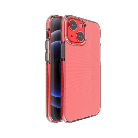 Ударозащитный чехол Double-color для iPhone 13 mini - красный