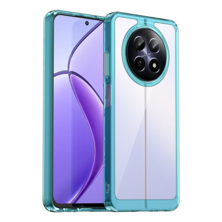 Противоударный чехол Colorful Acrylic Series для Realme 13 5G/12 5G/12X 5G - синий
