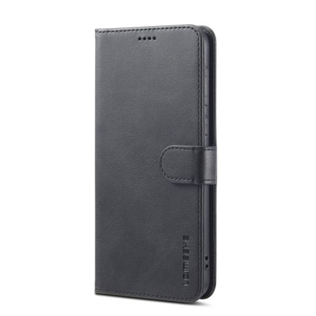 Чехол книжка LCIMEEKE Calf Texture на Xiaomi Redmi A4 5G - черный