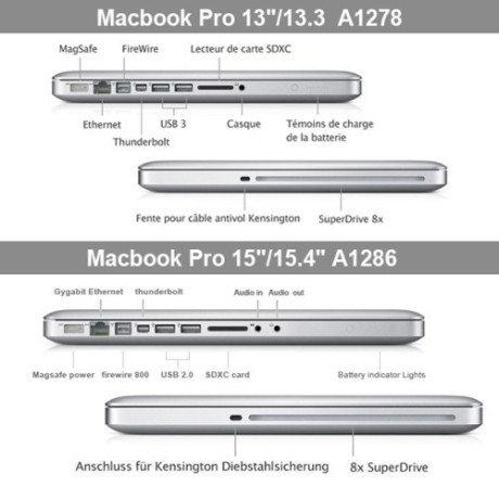 Чехол Frosted Case Red для Macbook Pro 13.3
