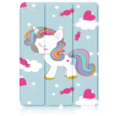 Чехол-книжка Acrylic Painted Pattern для iPad mini 6 - Colorful Horse
