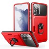 Противоударный чехол Card Ring Holder для Samsung Galaxy A14 5G - красный
