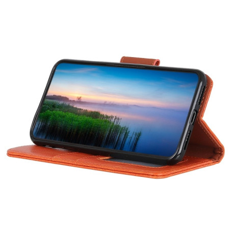 Чохол-книжка Mirren Crazy Horse для Xiaomi 14T Pro - помаранчевий