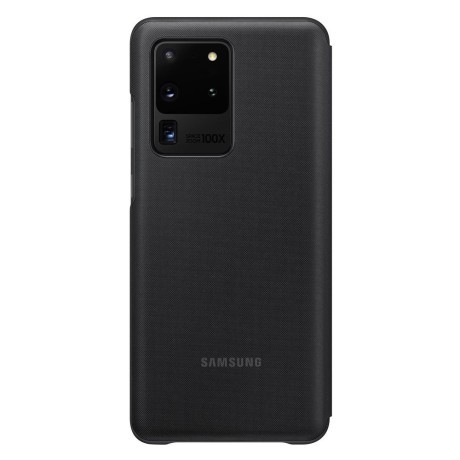 Оригинальный чехол-книжка Samsung LED View Cover для Samsung Galaxy S20 Ultra black (EF-NG988PBEGRU)