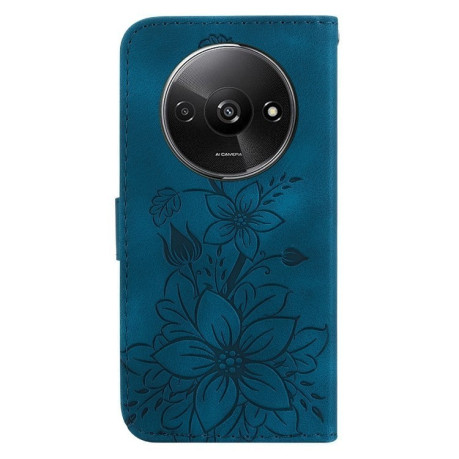 Чехол-книжка Lily Embossed Leather для Xiaomi Redmi A3 - синий