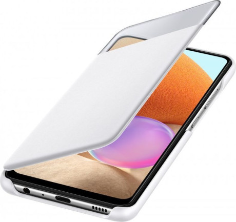 Оригинальный чехол-книжка Samsung S View Wallet для Samsung Galaxy A32 - белый