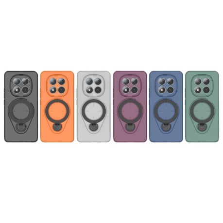Чохол Ring Shield MagSafe з кільцем-держачем 360° на Xiaomi Redmi Note 15 4G / 5G /Poco M8 164mm — помаранчевий