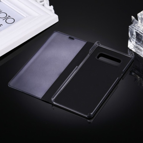 Чехол- книжка Clear View на Samsung Galaxy Note 8 Electroplating Mirror (Black)
