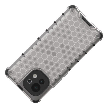 Противоударный чехол Honeycomb на Xiaomi Mi 11 - серый