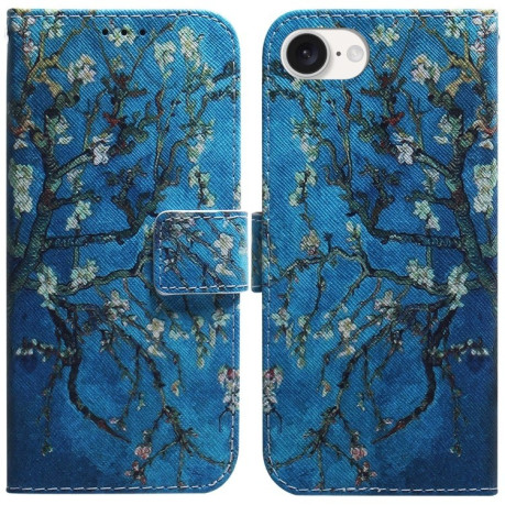 Чехол-книжка Coloured Drawing для iPhone 16e - Apricot