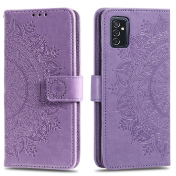 Чехол-книжка Totem Flower для Samsung Galaxy M52 5G - фиолетовый
