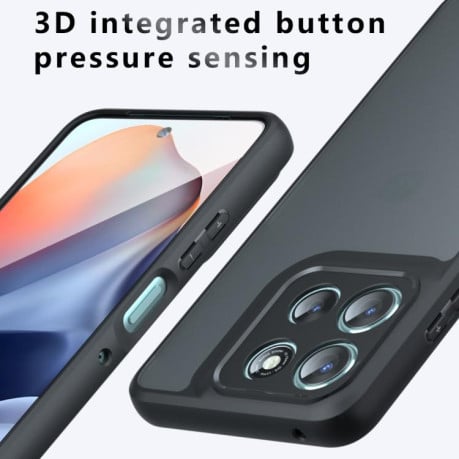 Чохол Armor Precise Hole гібрид на Motorola Moto G56 - чорний