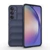 Силиконовый чехол Magic Flannel для Samsung Galaxy A35 5G - синий