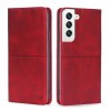 Чехол-книжка Cow Texture Magnetic для Samsung Galaxy S23 5G - красный