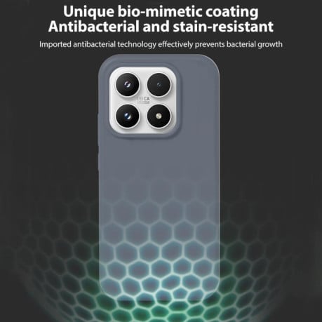 Силиконовый чехол Liquid Silicone Skin-friendly на Xiaomi 17 - розовый
