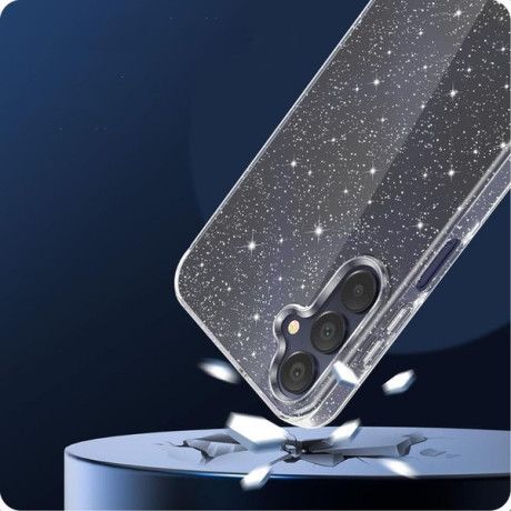 Чехол Tech-Protect FlexAir Hybrid для Samsung Galaxy A36 5G - Clear-Glitter