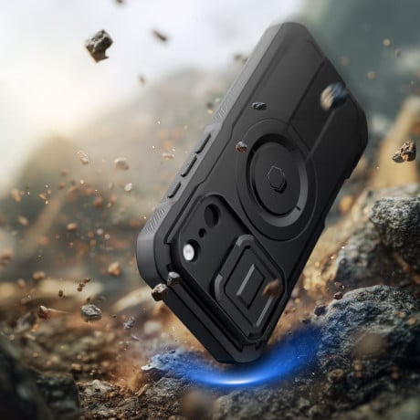 Чохол Tech-Protect Kevlar MagSafe на iPhone 17 Pro Max - Black