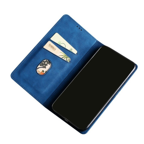 Чехол-книжка Retro Skin Feel Business Magnetic на Xiaomi Redmi Note 12 Pro 5G/Poco X5 Pro - синий