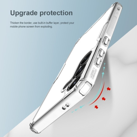 Противоударный чехол NILLKIN PC для Samsung Galaxy S24+ 5G - прозрачный