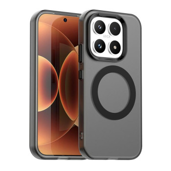 Противоударный чехол MagSafe Holder PC Hybrid на Xiaomi 17 — чёрный