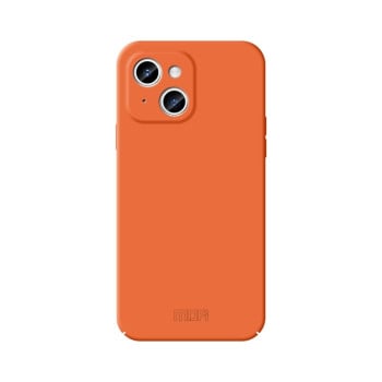 Ультратонкий чехол MOFI Qin Series Skin Feel Series для iPhone 15 - оранжевый