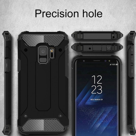 Противоударный Чехол Rugged Armor на Samsung Galaxy S9/G960  черный