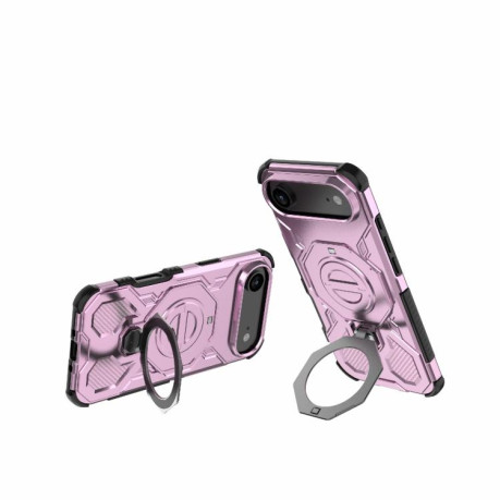 Протиударний чохол J-20 Solid Color MagSafe Magnetic на iPhone Air - рожевий