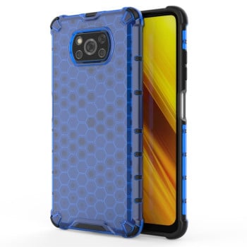 Протиударний чохол Honeycomb на Xiaomi Poco X3 / Poco X3 Pro - синій