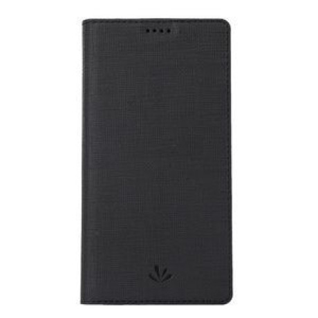 Чохол-книга ViLi Texture на Samsung Galaxy A70 -чорний