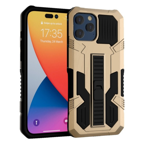 Противоударный чехол Vanguard Warrior для iPhone 14 Pro Max - золотой