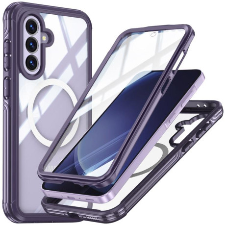 Противоударный чехол RedPepper Armor Magsafe PC Hybrid TPU для Samsung Galaxy A36 / A56 - фиолетовый