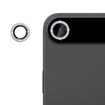 Захисне скло на камеру Kalebol Individual Camera Lens Diamond Ring для iPhone Air - сріблясте