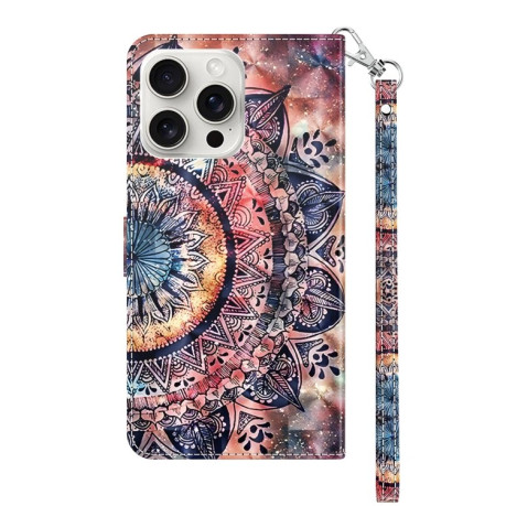 Чехол-книжка 3D Painting для iPhone 16 Pro Max - Mandala