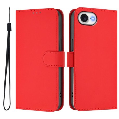 Чехол-книжка Skin Feel S-type для iPhone 16e - красный