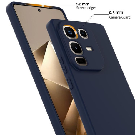 Силиконовый чехол Shockproof Silicone Magsafe для Infinix Note 50 4G / 50 Pro 4G - синий